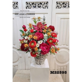 Chậu hoa mẫu đơn và mao lương (2595)