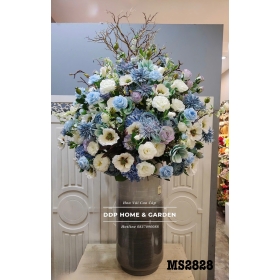 Chậu hoa tone xanh đại sảnh (2828)