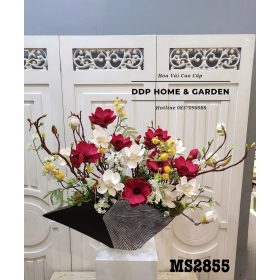 Chậu hoa lan bách hợp đỏ (2855)