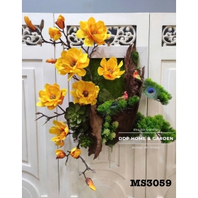 Khung tranh hoa mộc lan vàng (3059)