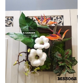 Khung tranh hoa mộc lan và thiên điểu (3062)