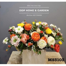 Dĩa hoa mao lương lụa (3103)
