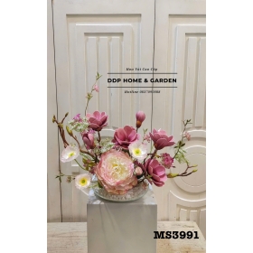 Chậu hoa mẫu đơn để bàn (3991)