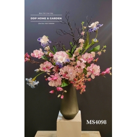 Chậu hoa lụa cao cấp (4098)