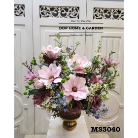 Chậu hoa mộc lan và tú cầu (3040)