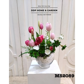 Bình hoa tulip để bàn (2089)