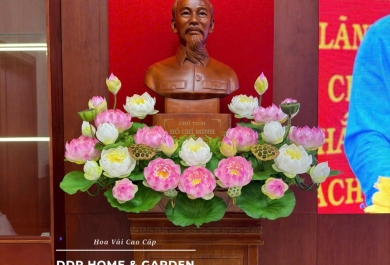 HOA TRANG TRÍ HỘI TRƯỜNG,CƠ QUAN