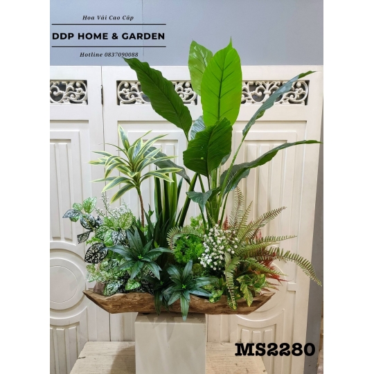 Chậu cây lan ý nghệ thuật (2280)