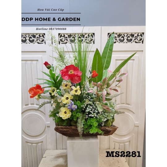 Chậu hoa thiên điểu nghệ thuật (2281)