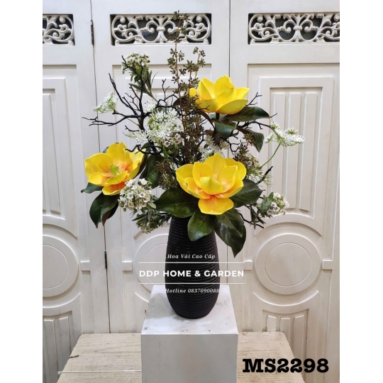 Bình hoa mộc lan 3 bông (2298)
