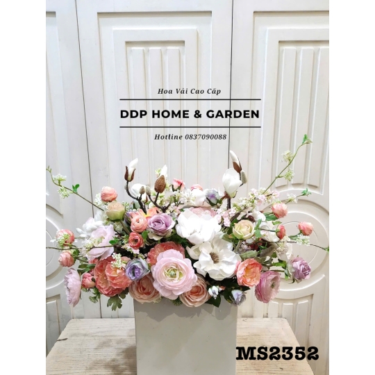 Dĩa hoa mộc lan và mao lương (2352)