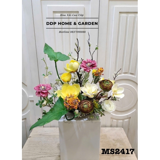 Dĩa hoa mộc lan vàng (2417)