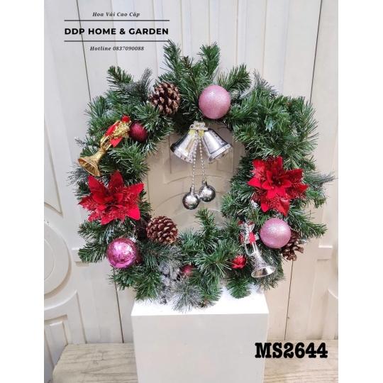 Vòng noel treo cửa (2644)
