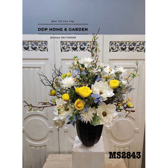 Chậu hoa lụa để bàn (2843)