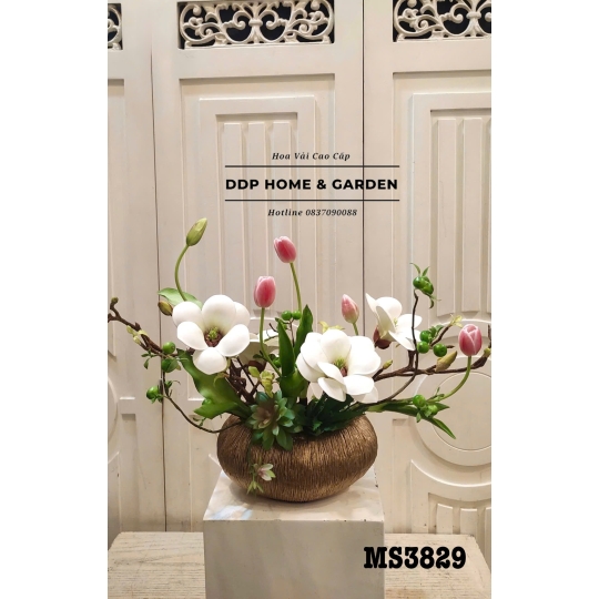 Chậu hoa mộc lan trắng (3829)