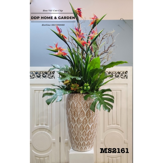 Chậu cây hoa thiên điểu nghệ thuật (2161)