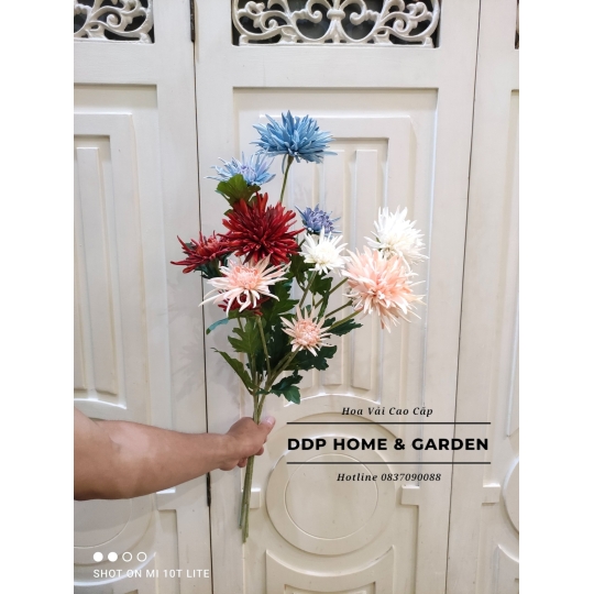 Cành hoa cúc chỉ (hoa lụa cao cấp)